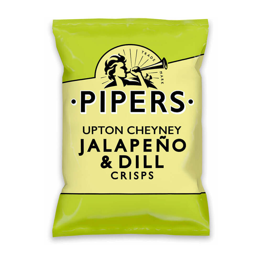 Pipers Upton Cheyney Jalapeno & Dill Crips 40g